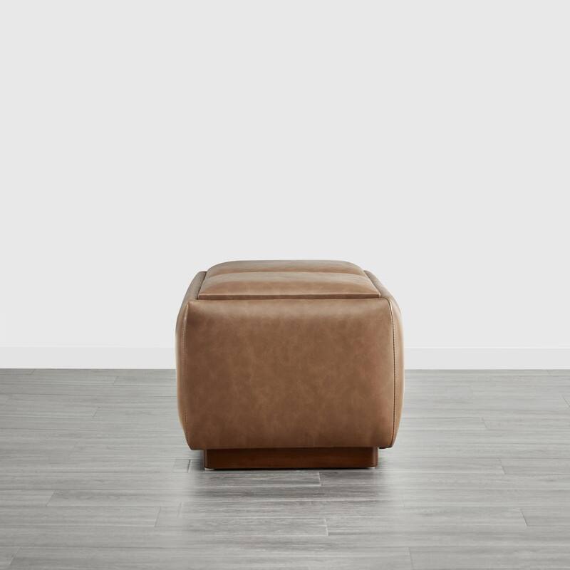 Spruce & Spring Bart Storage Ottoman Bench Rectangle Footrest