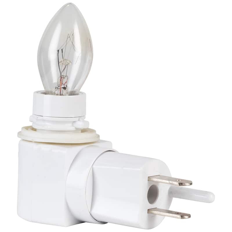 Retro Christmas Tree Ceramic Night Light - 7" - Green