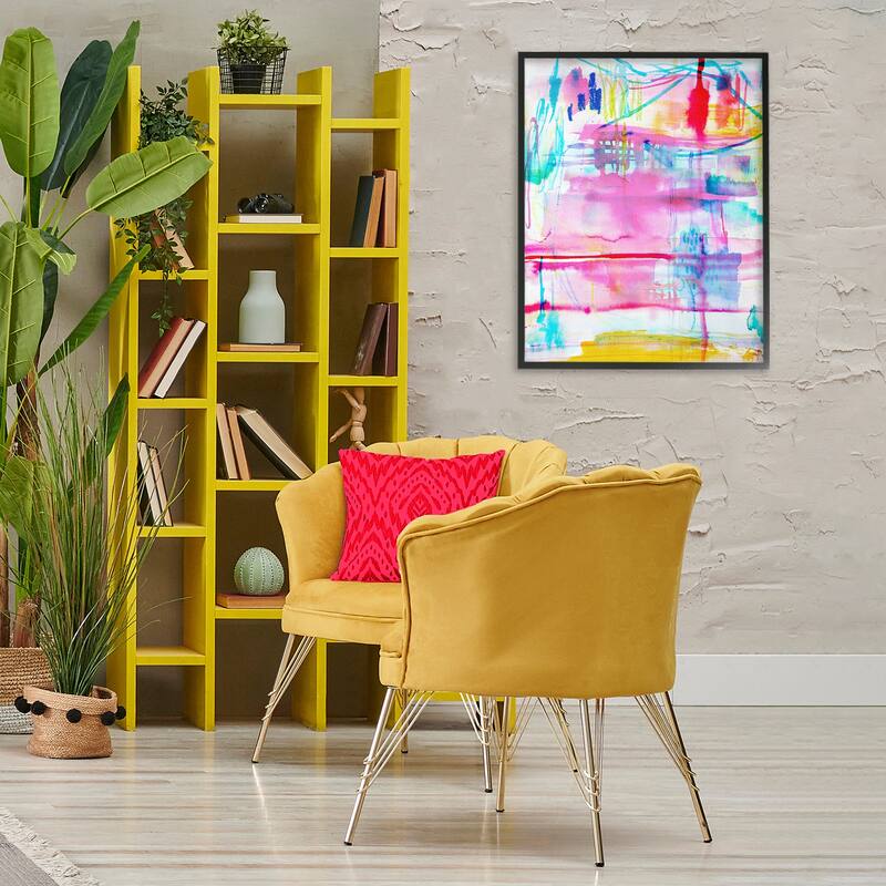 Stupell Picnic Party Composition Framed Giclee Art Design By Gemma Bardot