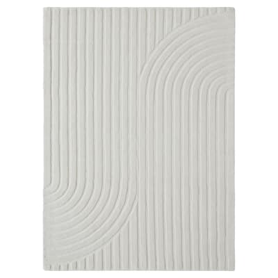 Cantu 9'10" X 13'1" ft Handwoven Indoor Rug, Ivory - 9'10" X 13'1" ft