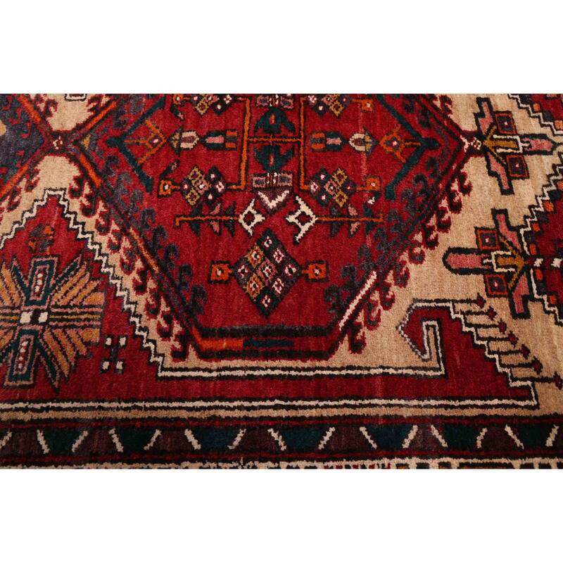 ECARPETGALLERY Hand-knotted Konya Anatolian Red Wool Rug - 3'3 x 7'10