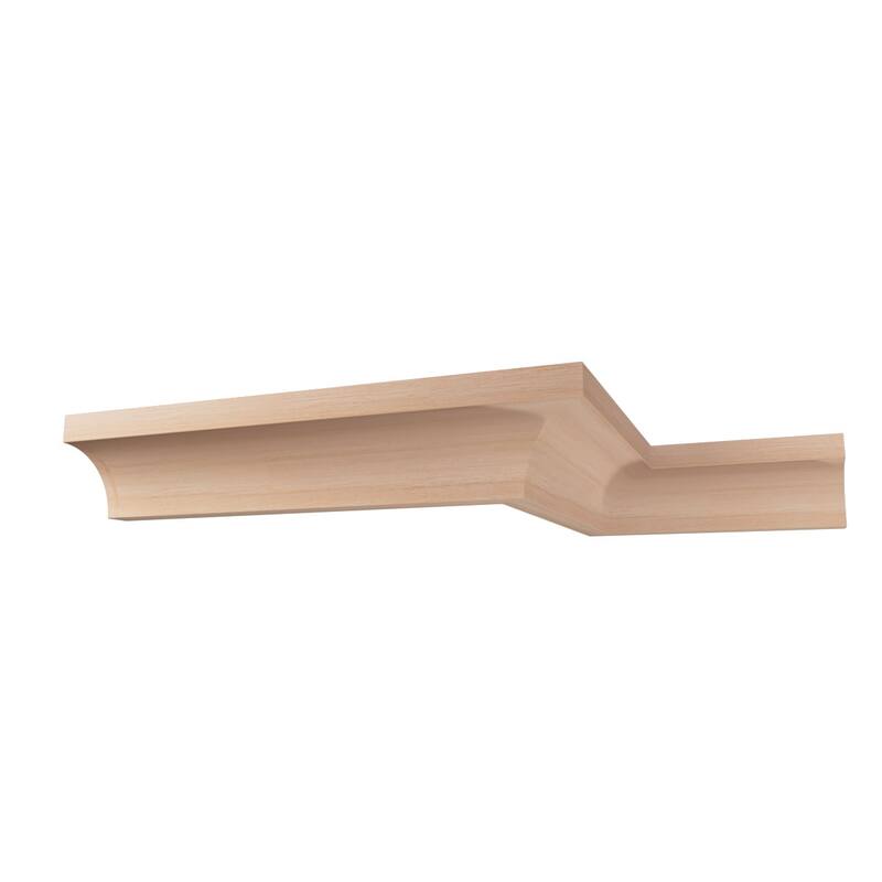 WM100: 11/16-in D x 11/16-in W x 96-in L Americraft Solid Hardwood Stain Grade Cove Moulding