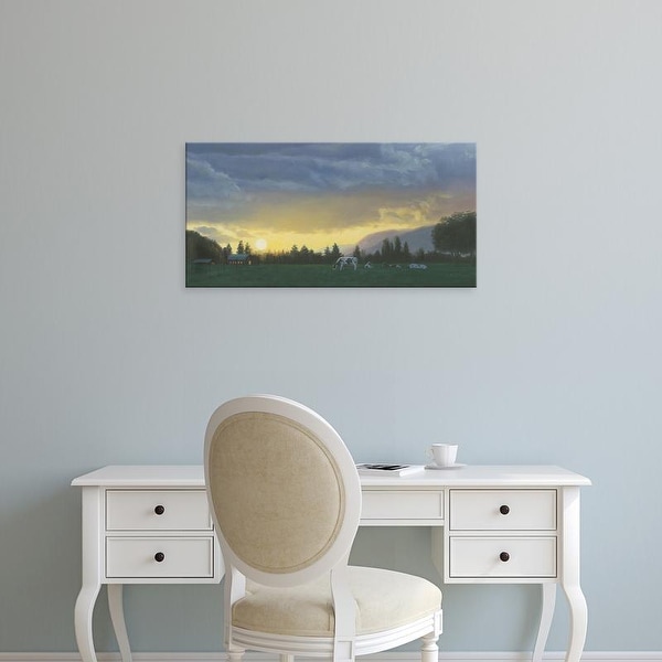 Easy Art Prints James Wiens's 'Farm Life II' Premium Canvas Art