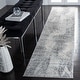 preview thumbnail 9 of 9, SAFAVIEH Tulum Avdotja Modern Abstract Burst Rug - Ivory/Grey - 8' x 10'