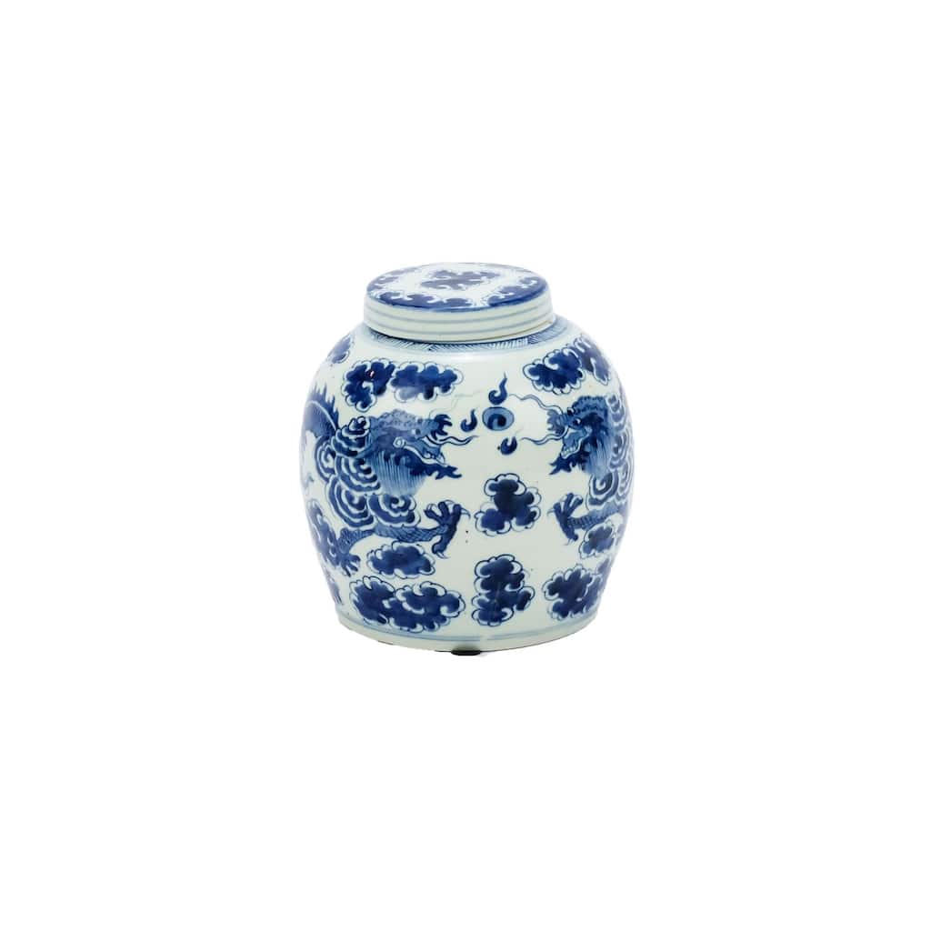 Handmade Dragon Cloud Ancestor Decorative Jar