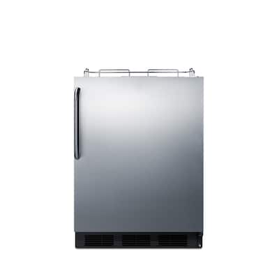 Summit SBC58BLBICADANK 24" Wide 5.5 Cu. Ft. Built-In / Free Standing