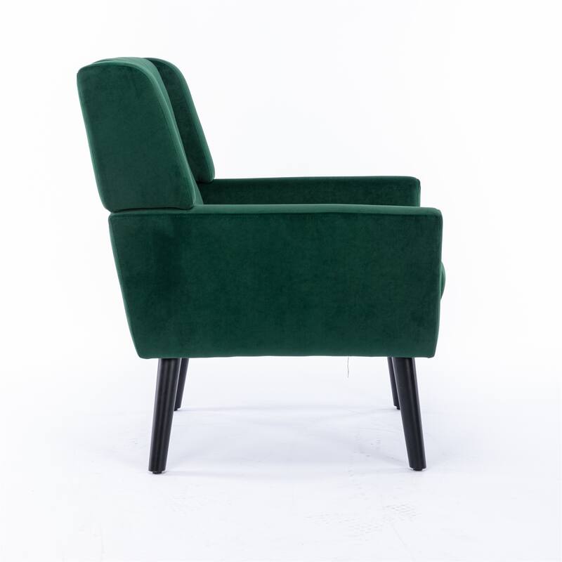 Soft Velvet Ergonomics Accent Chair