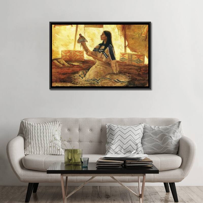 iCanvas "A Gift For Her Daughter" by David Joaquin Framed Canvas Print