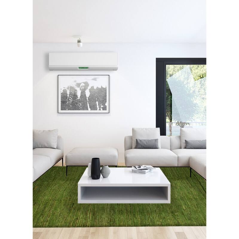 ECARPETGALLERY Hand-knotted Finest Peshawar Ziegler Lime Wool Rug - 10'6 x 12'6