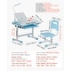 preview thumbnail 36 of 40, UIMOSO Kids Study Chair and Desk Set, Study Desk and Chair for Kids, Adjustable Height Kids Study Desk with Chair