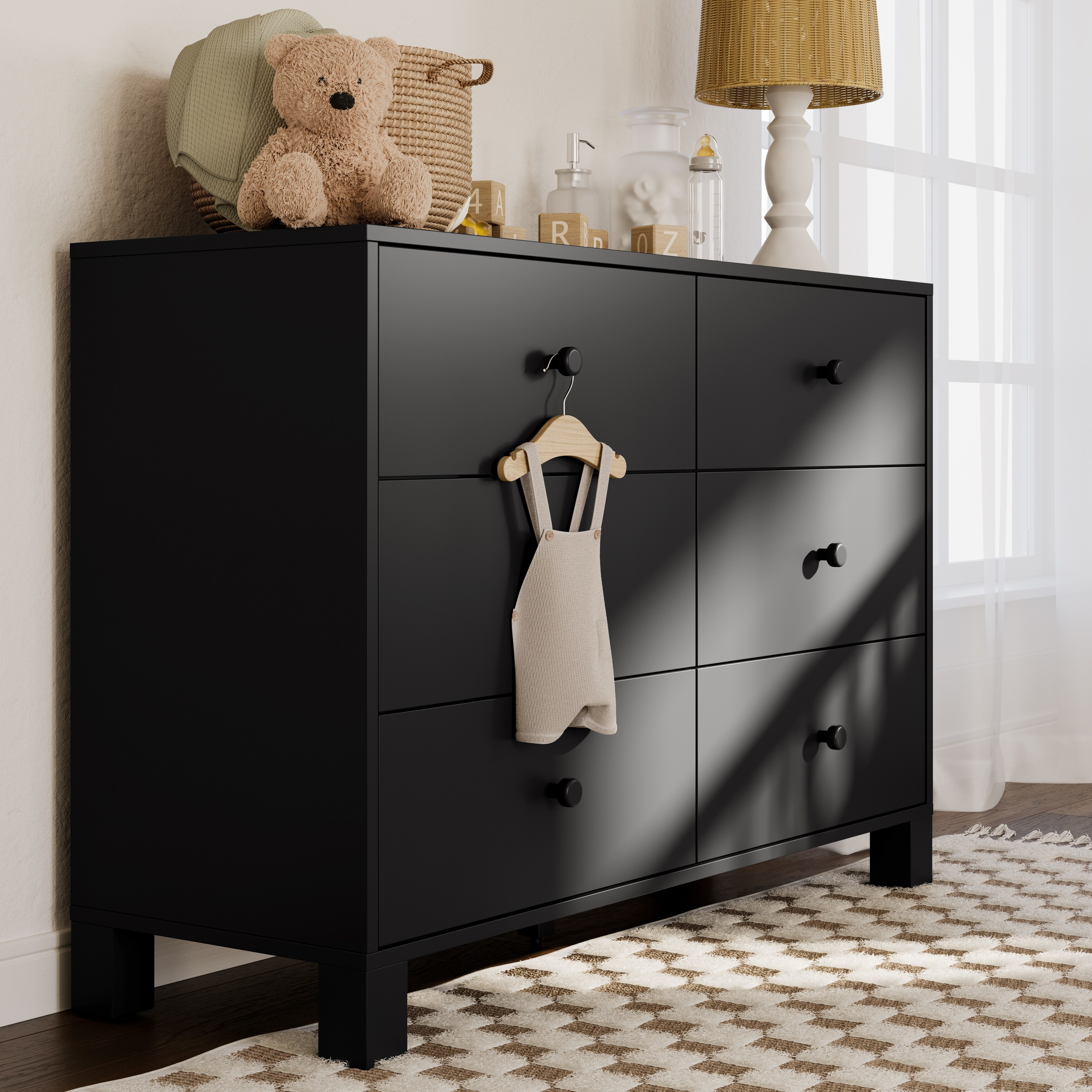 Storkcraft California 6 Drawer Dresser GREENGUARD Gold Certified Interlocking Drawer System Bed Bath Beyond 40339734