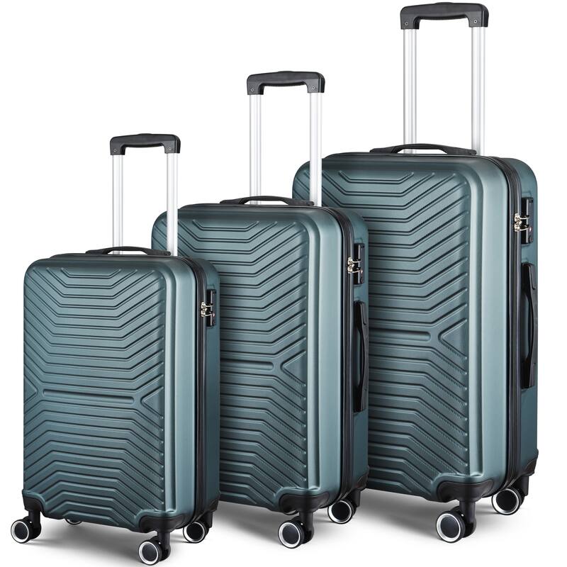 Luggage Sets, 3 Piece Luggage Expandable Suitcase Set, ABS Hardshell 4-Wheel Spinner Luggage with TSA Lock