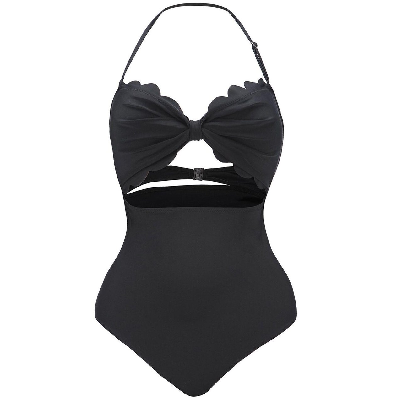 cupshe scalloped one piece