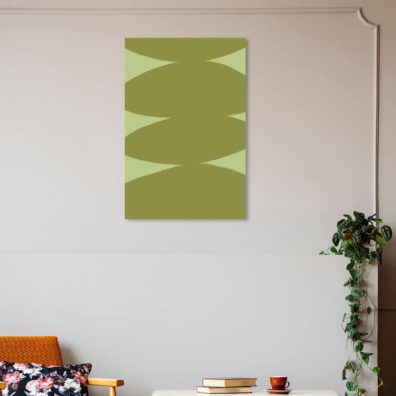 Wynwood Studio Canvas Abstract Aguacate Avocado Green and Modern & Contemporary Wall Art Canvas Print - 30 x 20