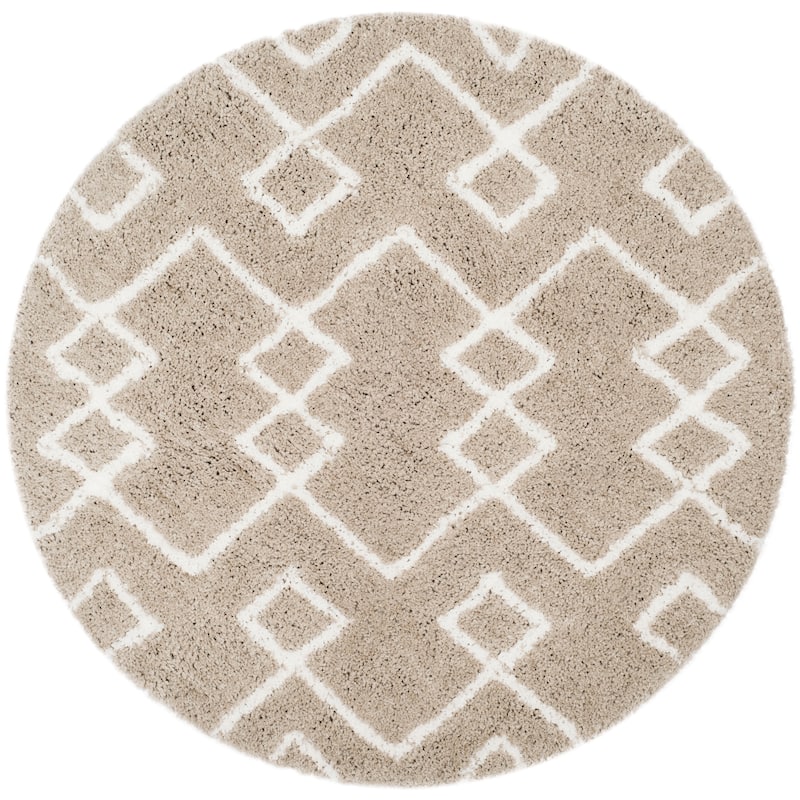 SAFAVIEH Handmade Toronto Shag Welmoet Polyester Rug