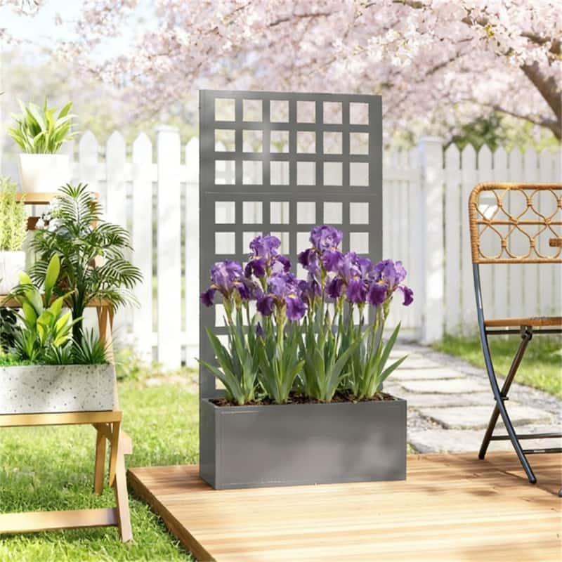 Elevated Garden Bed, Planting Box, Plant Rack, Black