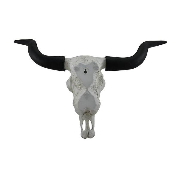 Shop Longhorn And Lace Black White Filigree Design Hanging Steer