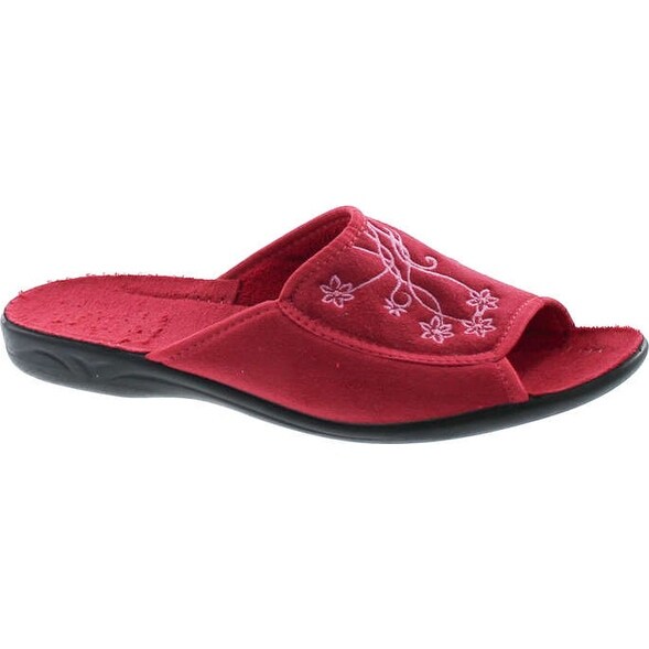 Sc Home Collection Womens 155 Open Toe Low Wedge Plush House Sc Home Collection Womens 155 Open Toe Low Wedge Plush House Slippers Made In Europe Free Shipping On Orders Over 45 18421148