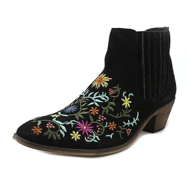 Diba Jessy Women Pointed Toe Leather Black Bootie