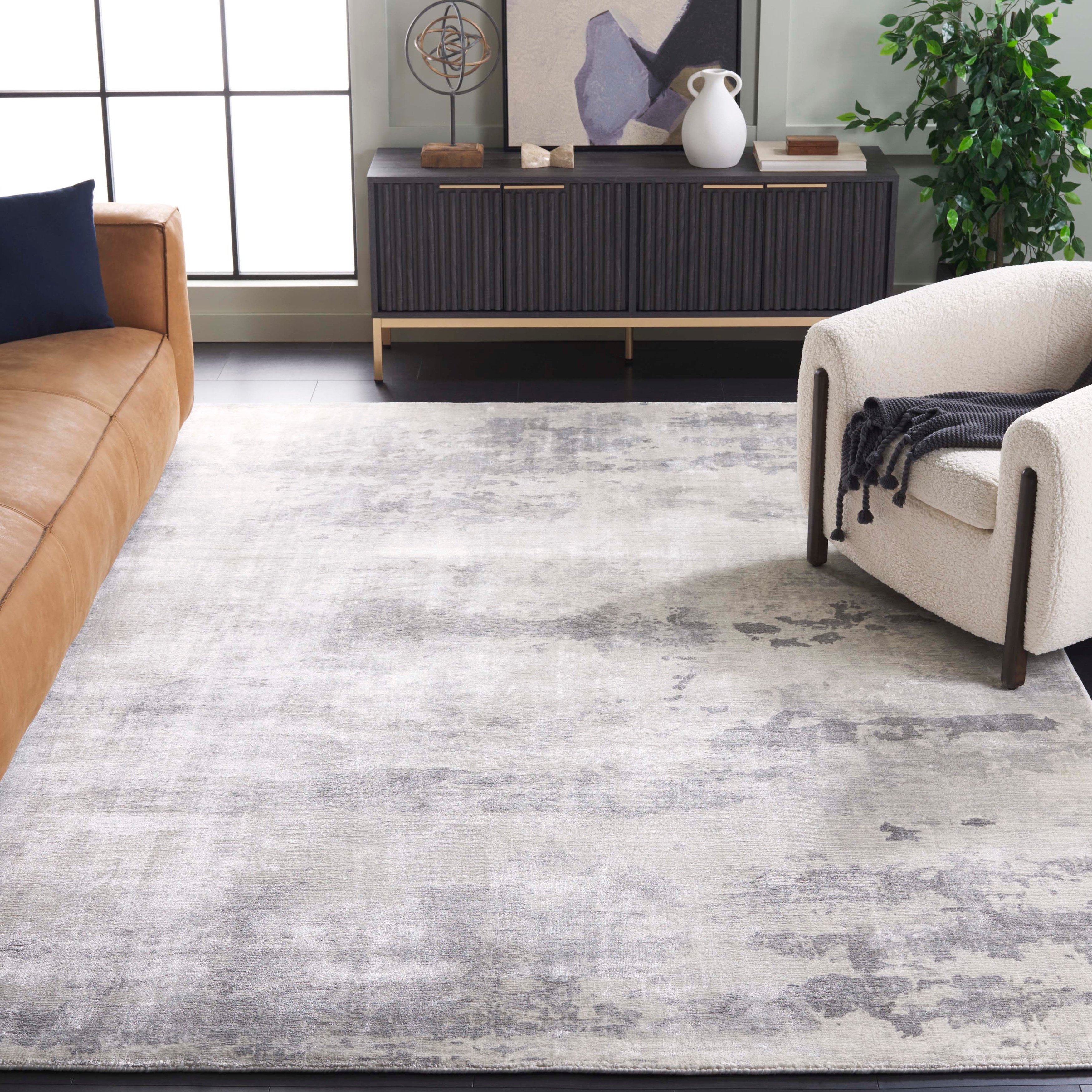 SAFAVIEH Handmade Mirage Aigerim Modern Abstract Viscose Rug