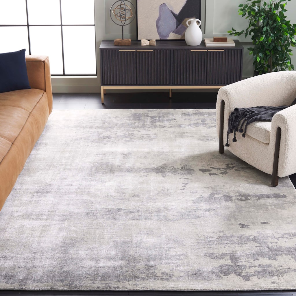 SAFAVIEH Handmade Mirage Aigerim Modern Abstract Viscose Rug