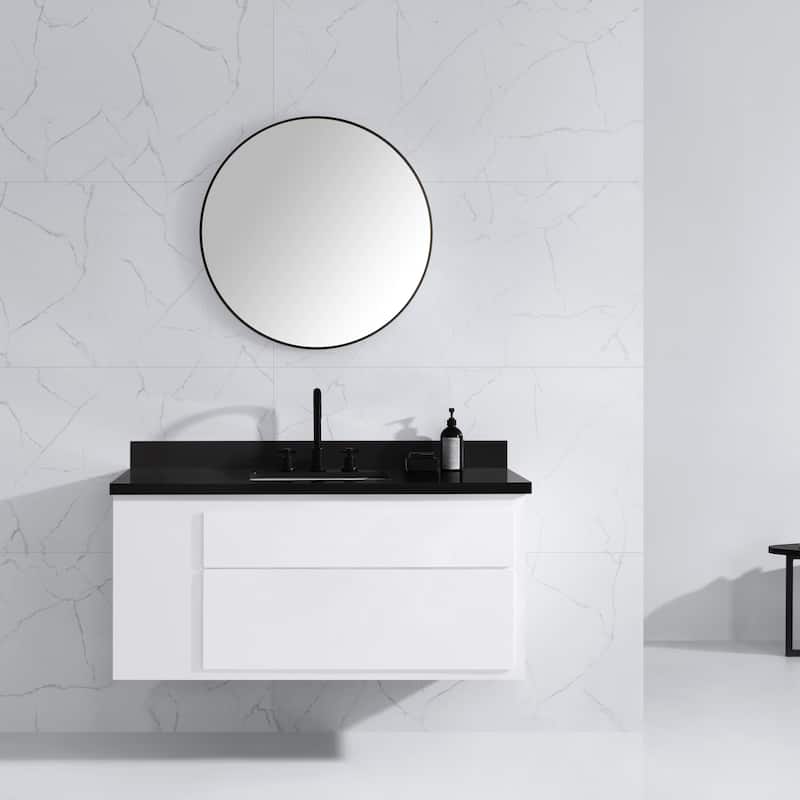 Avanity Avon Wall Mounted Mirror with Stainless Steel Frame