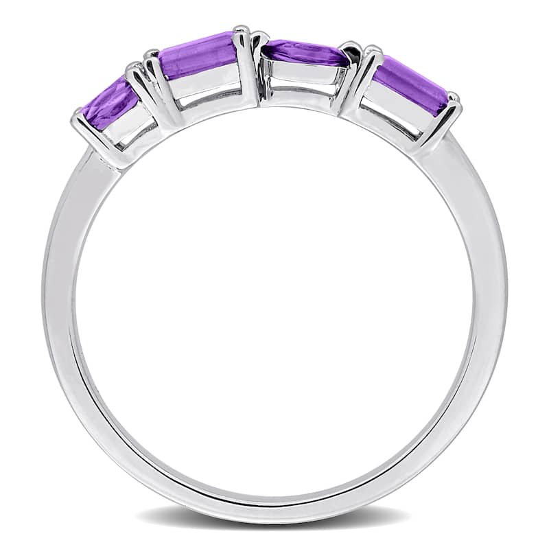 Miadora Multi-Gem Four Stone Ring Sterling Silver