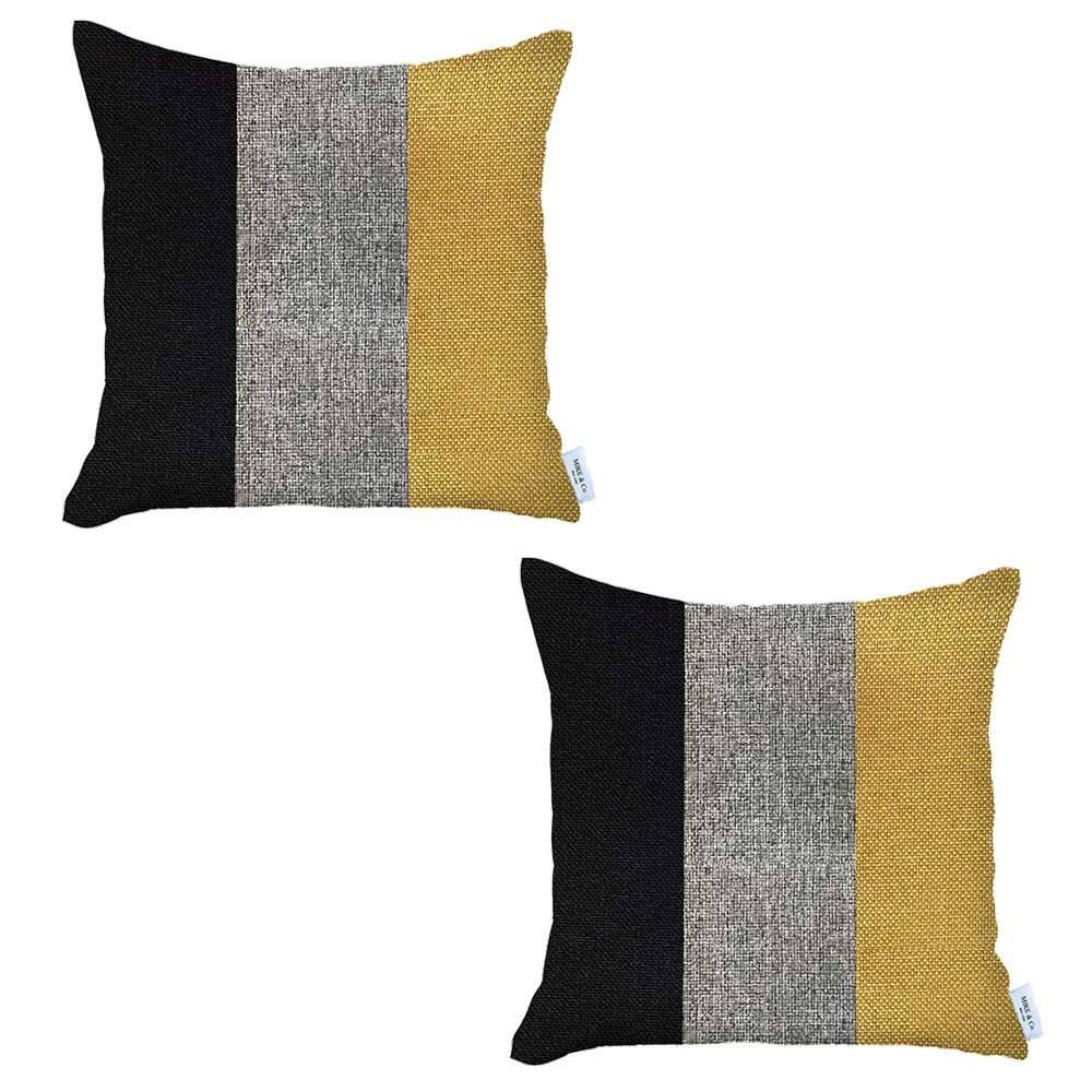 Boho-Chic Decorative Houndstooth Jacquard Pillow Covers 2 PCS