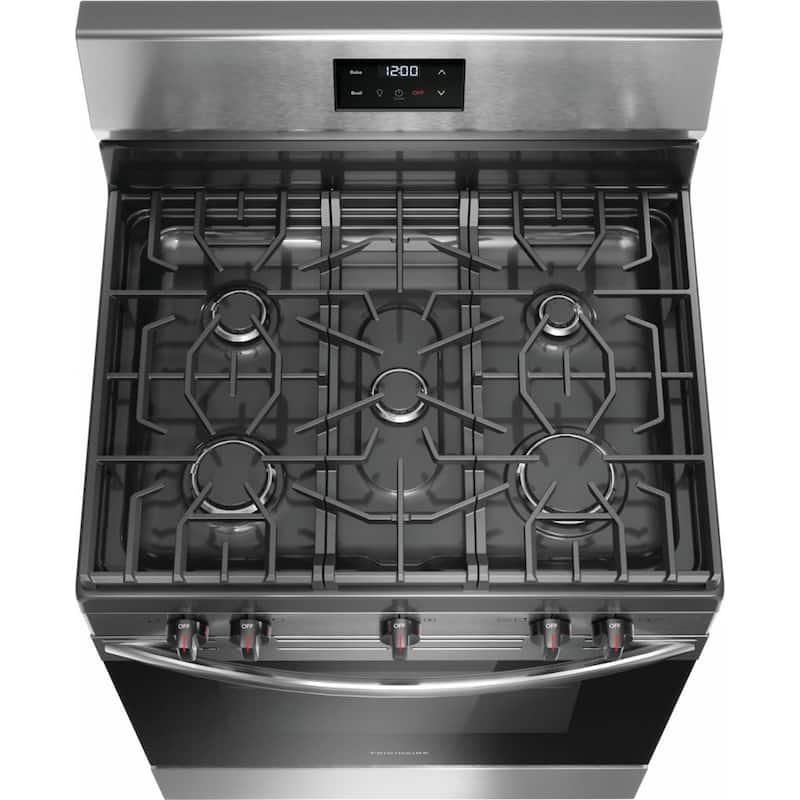 Frigidaire FCRG3052B 30" Wide 5.1 Cu. Ft. Free Standing Gas Range with