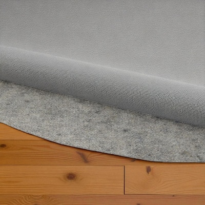 HomeRoots Solid Area Rug - Gray - 60.00 in. x 60.00 in. x 0.20 in.