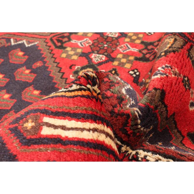 ECARPETGALLERY Hand-knotted Andelz Black Wool Rug - 4'0 x 7'1