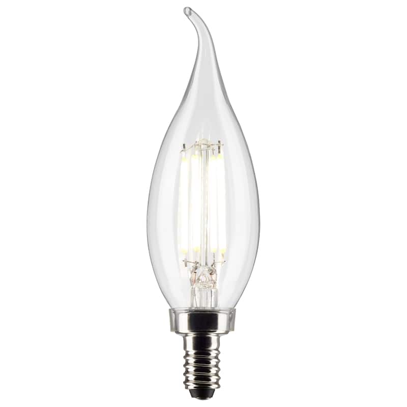 5.5 Watt CA10 LED - Clear - Candelabra base - 90 CRI - 2700K - 120 Volt