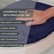 preview thumbnail 149 of 189, Home Weavers Waterford Collection Cotton Toilet Lid Rug | Elastic Fit | Fit Most Standard Toilet Lid | 18"x18"