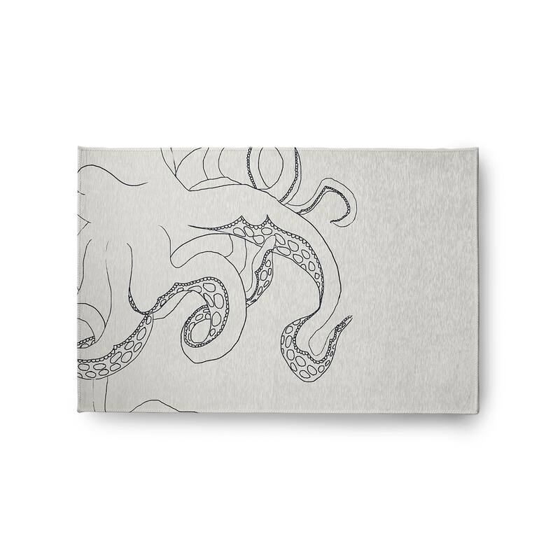Gus Nautical Chenille Rug - White - 2' x 3'