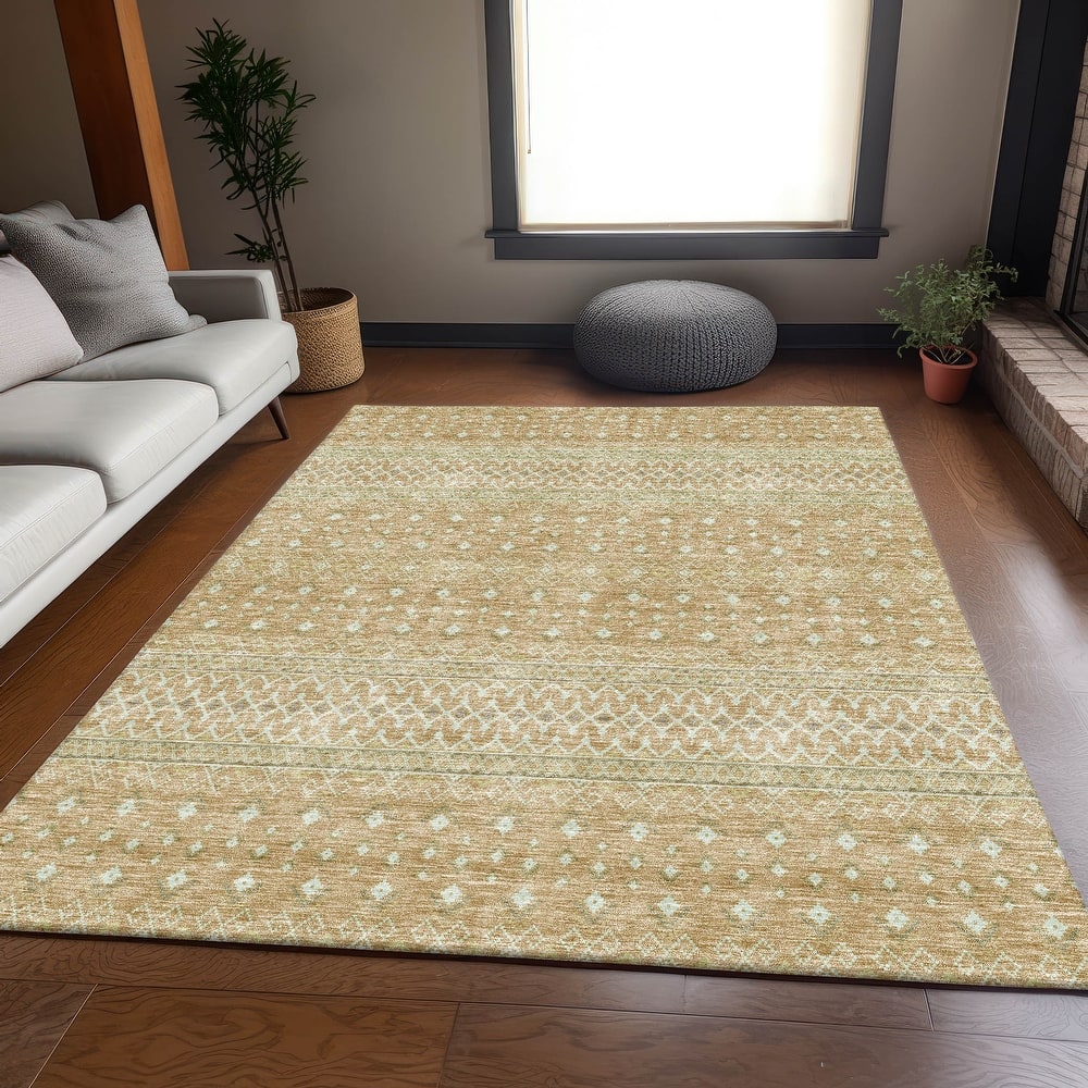 Premium Washable Super Soft Boho Geo Mayfield Rug