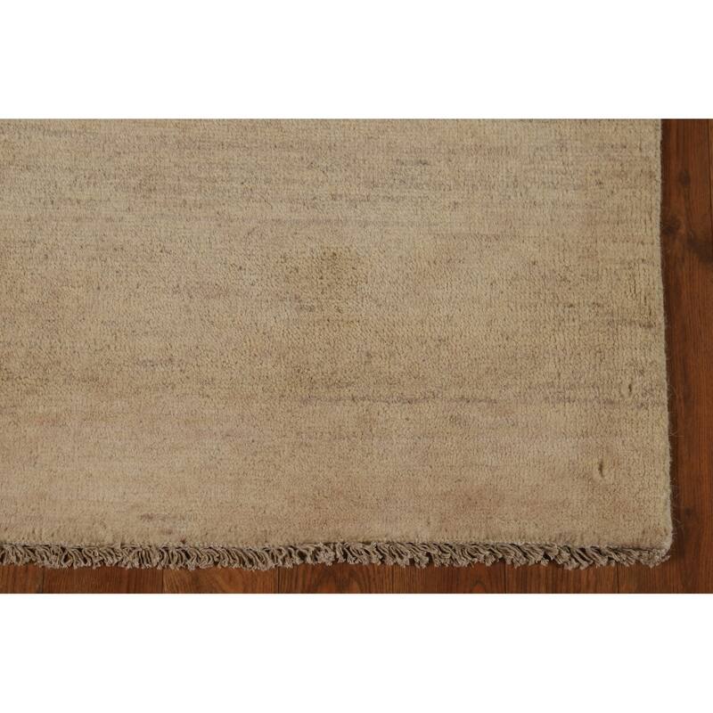 Modern Gabbeh Oriental Runner Rug Handmade Wool Carpet - 3'3"x 6'6"