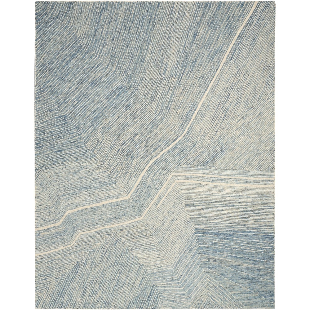 DKNY Pure Angles Indoor only Abstract Area Rug