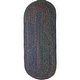 preview thumbnail 16 of 27, Rhody Rug Katie Indoor/ Outdoor Braided Area Rug Navy - 2' x 6' Runner