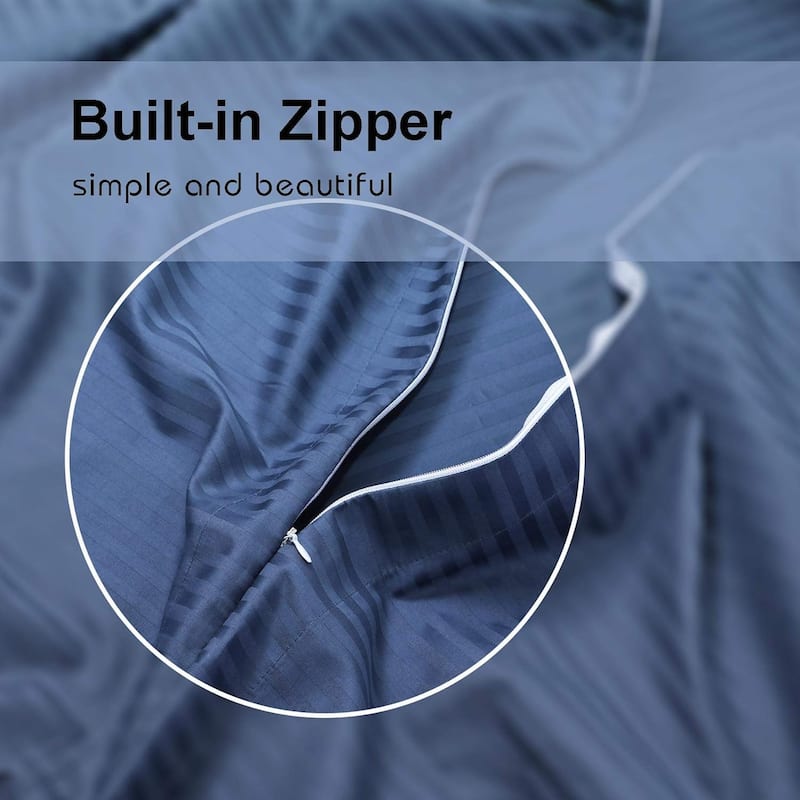 Feather & Stitch 500 Thread-Count Luxury Duvet Cover Set