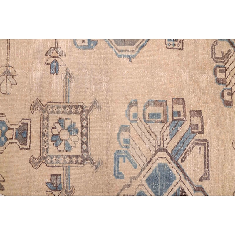 ECARPETGALLERY Hand-knotted Antalya Vintage Beige Wool Rug - 5'4 x 9'5