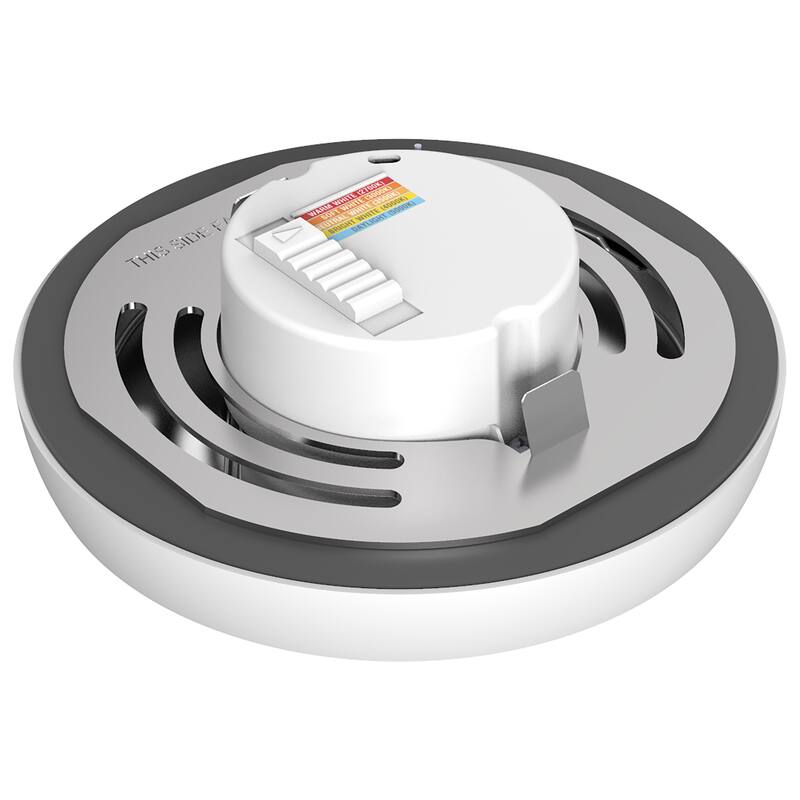 Blink Pro 9W 5in LED Fixture CCT Selectable Round Shape White Finish 120V
