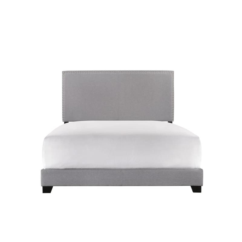 Florencia Gray Fabric Upholstered Bed - Full