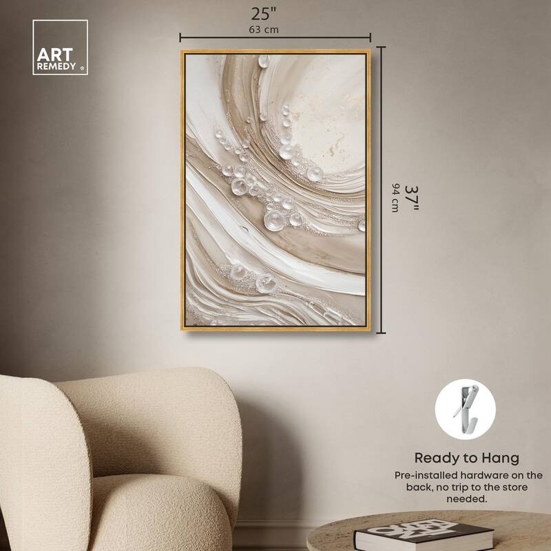 Chromatic Concretions I Canvas by Art Remedy