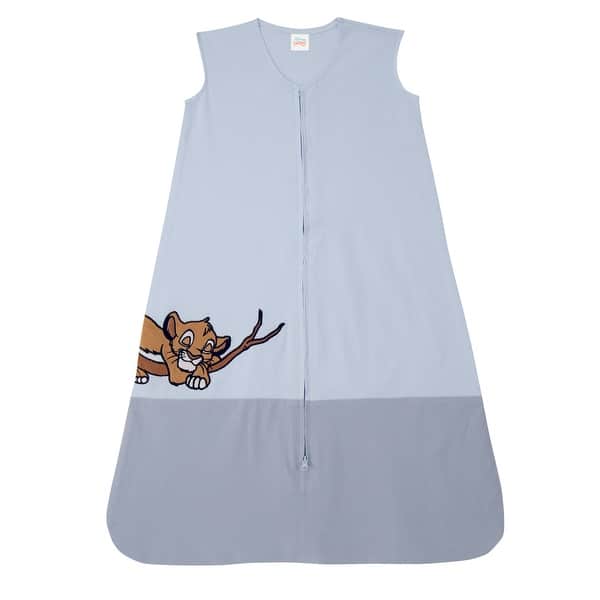 slide 2 of 4, Lambs & Ivy Disney Baby Lion King Simba Blue Appliqued Cotton Wearable Blanket