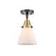 Option Black Antique Brass / Matte White