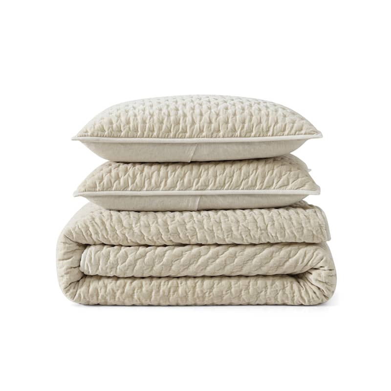 DKNY PURE Velvet Quilt Set