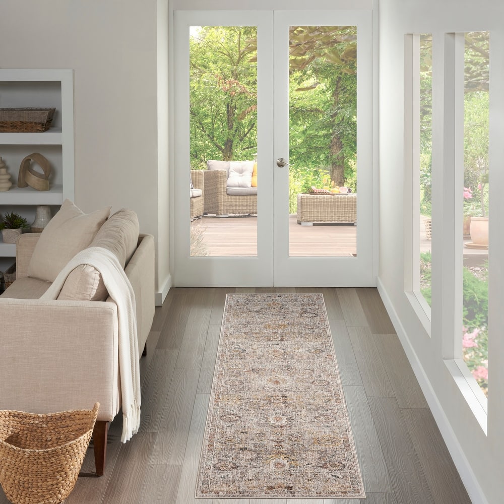 Nourison Heirloom Blend Indoor only Cream / Ivory Persian Area Rug