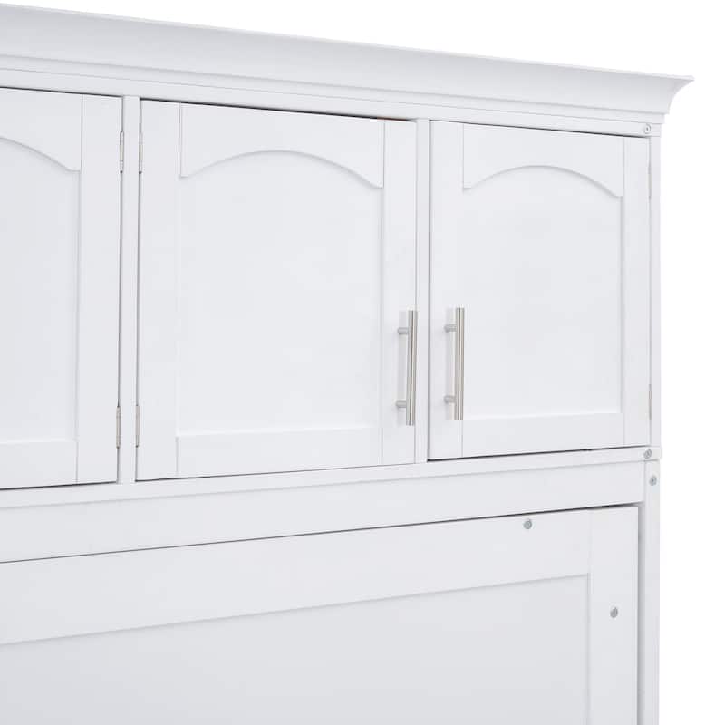 Murphy Bed Wall Bed with Top Cabinets
