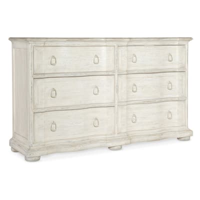 Hooker Furniture 5961-90002-6-DRESSER Traditions 66" Wide 6 Drawer