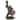 7.09 inches H Bronze Viking Warrior - Animation Style made of Cold Cast Bronze